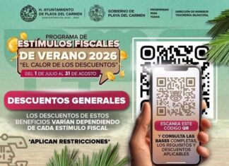 !ESTÍMULOS FISCALES DE VERANO EN PLAYA DEL CARMEN CON DESCUENTOS GENERALES! Playa del carmen